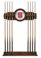NC State Wolfpack Solid Wood Cue Rack | Holland Bar Stool Co. | CueChrdNCarSt