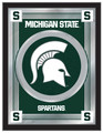 Michigan State Spartans Logo Wall Mirror | Holland Bar Stool Co. | MLogoMichSt