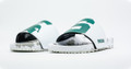 Michigan State Spartans Slydr Slide Sandals | Hype Co. |HCPRO.WHT.MSU