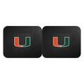 Miami Hurricanes Utility Car Mats Set of Two