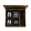 TCU Horned Frogs Whiskey Box Gift Set | Picnic Time | 605-10-509-843-0