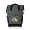 Georgia Tech Yellow Jackets On The Go Roll-Top Cooler Backpack | Picnic Time | 616-00-105-196-0