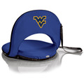 West Virginia Mountaineers Portable Reclining Seat | Picnic Time | 626-00-138-834-0