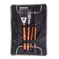 Oklahoma Sooners 3-Piece BBQ Tote & Grill Set | Picnic Time | 749-03-175-454-0