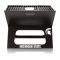 Michigan State Spartans Portable Charcoal BBQ Grill | Picnic Time | 775-00-175-354-0