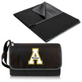 Appalachian State Mountaineers Outdoor Picnic Blanket and Tote - Black | Picnic Time | 820-00-175-794-0