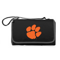 Clemson Tigers Outdoor Picnic Blanket and Tote - Black | Picnic Time | 820-00-175-104-0
