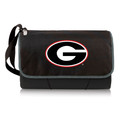 Georgia Bulldogs Outdoor Picnic Blanket and Tote - Black | Picnic Time | 820-00-175-184-0