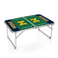 Michigan Wolverines Mini Portable Folding Table | Picnic Time | 843-00-141-344-0