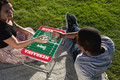 Nebraska Huskers Mini Portable Folding Table | Picnic Time | 843-00-141-404-0