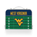 West Virginia Mountaineers Mini Portable Folding Table | Picnic Time | 843-00-141-834-0