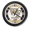 Wake Forest Demon Deacons Indoor/Outdoor LED Wall Clock | Holland Bar Stool Co. | ODClk14BK--08WakeFr