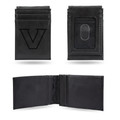 Vanderbilt Commodores Brown Laser Engraved Front Pocket Wallet  | Rico Industries | LEFPW180302BK