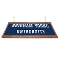 BYU Cougars: Premium Wood Pool Table Light | The Fan-Brand | NCBYUC-330-01