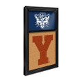 BYU Cougars: Cougar, Dual Logo - Cork Note Board | The Fan-Brand | NCBYUC-640-02