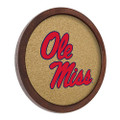 Mississippi Rebels: "Faux" Barrel Framed Cork Board - Color Logo | The Fan-Brand | NCMISS-632-01A