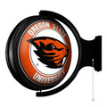 Oregon State Beavers: Original Round Rotating Lighted Wall Sign | The Fan-Brand | NCORST-115-01