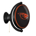 Oregon State Beavers: Original Oval Rotating Lighted Wall Sign | The Fan-Brand | NCORST-125-01B