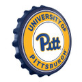 Pittsburgh Panthers: Bottle Cap Wall Sign - Blue | The Fan-Brand | NCPITT-210-01A