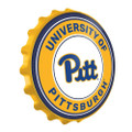 Pittsburgh Panthers: Bottle Cap Wall Sign - Gold | The Fan-Brand | NCPITT-210-01B