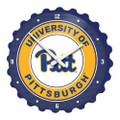 Pittsburgh Panthers: Bottle Cap Wall Clock - Blue | The Fan-Brand | NCPITT-540-01A