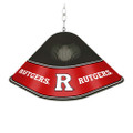 Rutgers Scarlet Knights: Game Table Light - Black / Scarlet | The Fan-Brand | NCRTGR-410-01A