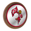 Utah Utes: Mascot - Mirrored Barrel Top Mirrored Wall Sign | The Fan-Brand | NCUTAH-245-02