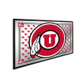 Utah Utes: Framed Mirrored Wall Sign - Mirrored Background | The Fan-Brand | NCUTAH-265-02A