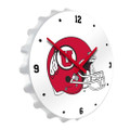 Utah Utes: Helmet - Bottle Cap Wall Clock | The Fan-Brand | NCUTAH-540-02