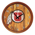 Utah Utes: Weathered "Faux" Barrel Top Wall Clock | The Fan-Brand | NCUTAH-560-03