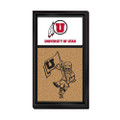 Utah Utes: Swoop - Cork Noteboard | The Fan-Brand | NCUTAH-640-02