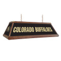 Colorado Buffaloes Premium Wood Pool Table Light - Black | The Fan-Brand | NCCOBF-330-01A