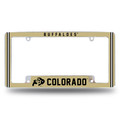 Colorado Buffaloes Classic Chrome License Plate Frame | Rico Industries | AFC500110B