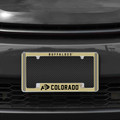 Colorado Buffaloes Classic Chrome License Plate Frame | Rico Industries | AFC500110B