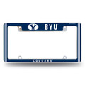 BYU Cougars Classic Chrome License Plate Frame | Rico Industries | AFC510210T