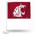 Washington State Cougars Standard Double Sided Car Flag | Rico Industries | FG490101