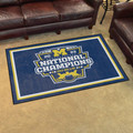 Michigan Wolverines National Champions 2023 Logo Area Rug 4x6 | FANMATS | 42119