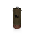 Pittsburgh Panthers Malbec Insulated Canvas and Willow Wine Bottle Basket | Picnic Time | 201-00-140-504-0