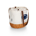 Penn State Nittany Lions Coronado Canvas and Willow Basket Tote | Picnic Time | 203-00-187-494-0