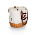 South Carolina Gamecocks Coronado Canvas and Willow Basket Tote | Picnic Time | 203-00-187-524-0