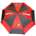 Louisville Cardinals 62" Double Canopy Wind Proof Golf Umbrella| Team Golf |24269