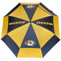 Missouri Tigers 62" Double Canopy Wind Proof Golf Umbrella| Team Golf |24969