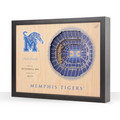 Memphis Tigers 25-Layer StadiumView Wall Art |Stadium Views | 8492628