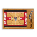 NC State Wolfpack Icon Glass Top Cutting Board & Knife Set | Picnic Time | 910-00-505-425-0