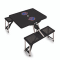 Boise State Broncos Picnic Table Portable Folding Table with Seats | Picnic Time | 811-00-175-704-0