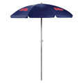 Mississippi Rebels 5.5 Ft. Portable Beach Umbrella | Picnic Time | 822-00-138-374-0