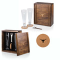 Texas Longhorns Pilsner Beer Glass Gift Set | Picnic Time | 602-06-512-193-1