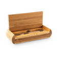 Georgia Tech Yellow Jackets Elan Deluxe Corkscrew In Bamboo Box | Picnic Time | 868-00-505-193-0