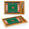 Texas Longhorns Icon Glass Top Cutting Board & Knife Set | Picnic Time | 910-00-505-194-1