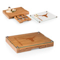 Texas Longhorns Concerto Glass Top Cheese Cutting Board & Tools Set | Picnic Time | 919-00-505-194-1